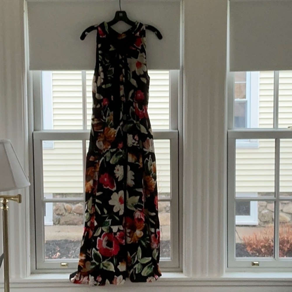 Sam Edelman Floral Sleeveless Maxi Dress size 8 - Picture 2 of 2